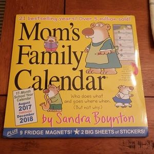 Sandra Boyton "Moms Family Calendar" 2018
